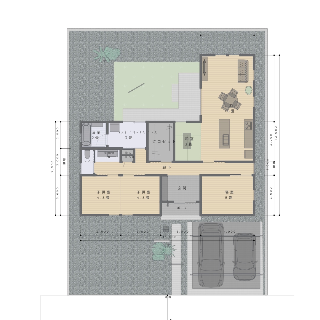 間取り図・平面図を専用ソフトで綺麗に書き起こします 線画もOK.スピード対応いたします！ イメージ1