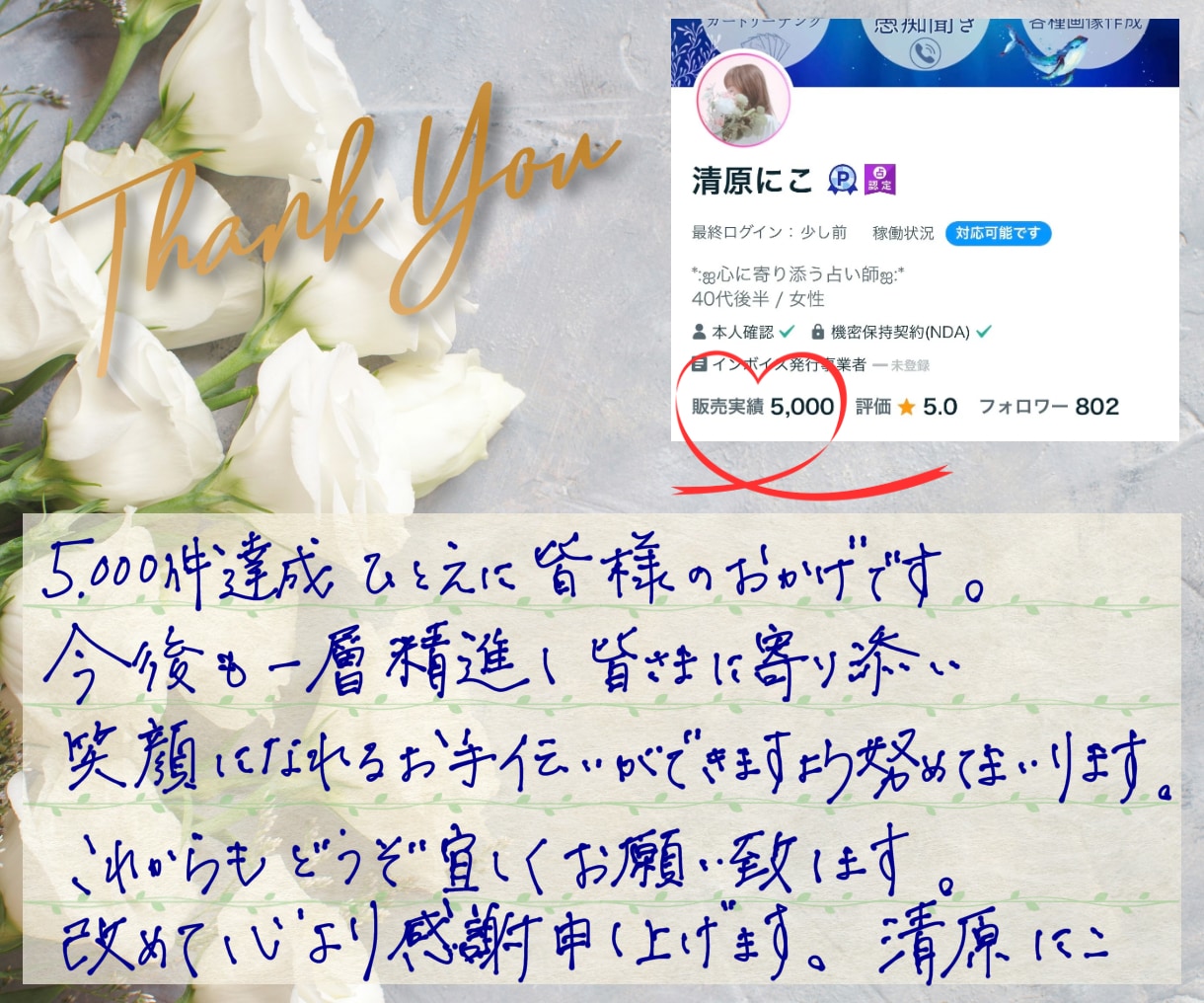 サクッと短時間で✨今すぐ気軽に鑑定いたします 最短5分から◎生年月日不要、自信を取り戻す鑑定 イメージ5