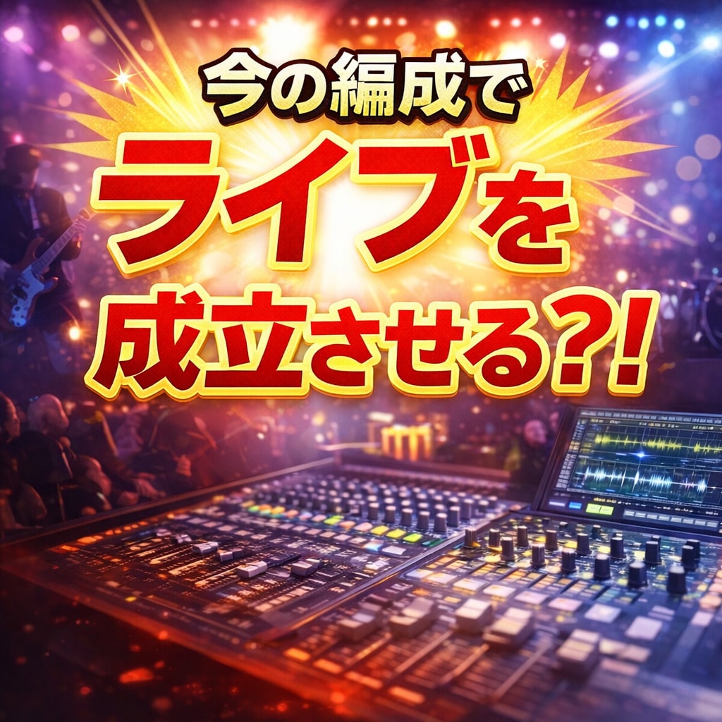 ステージを完成させる同期制作をします 最小編成でも成立するライブへ/初心者でも安心 イメージ1