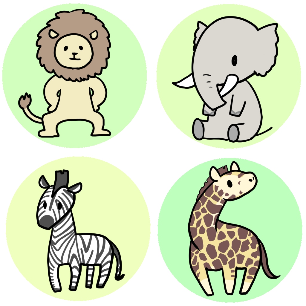 商用利用可〇ゆるいドウブツ描きます ゆるい感じのドウブツを描きします！ イメージ1
