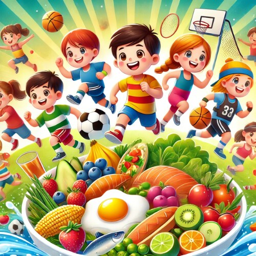 スポーツを頑張る子どもへ！上達する献立を提供します 成長期の体作りとスポーツ上達を目指した献立を1週間分作ります イメージ1