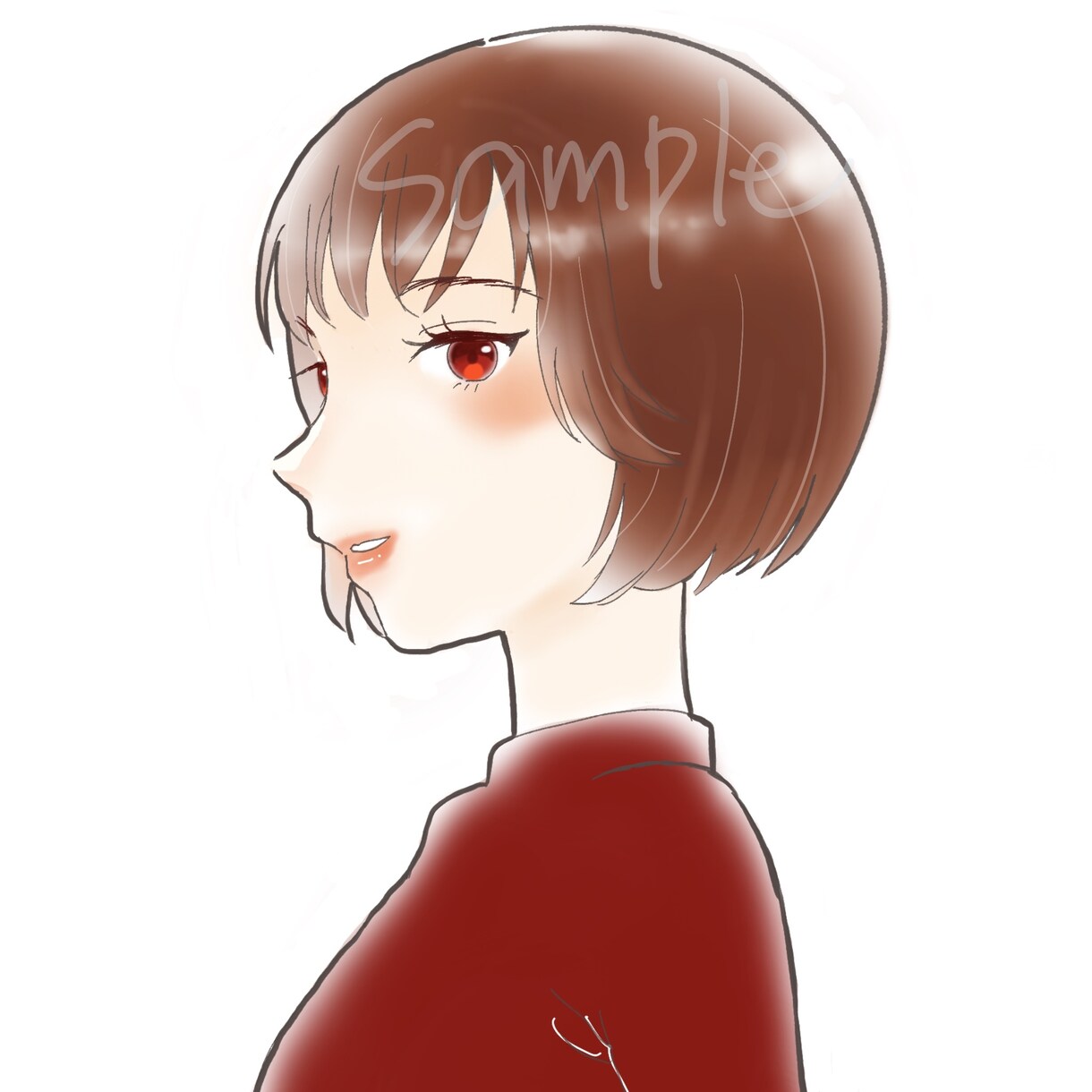 ゆるふわナチュラルなSNSアイコンお描きします 手描き感のある、やさしい雰囲気のイラスト イメージ5