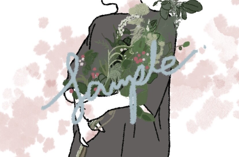 SNSアイコン 描きます シンプル 希望の差し色でお作りします イメージ3