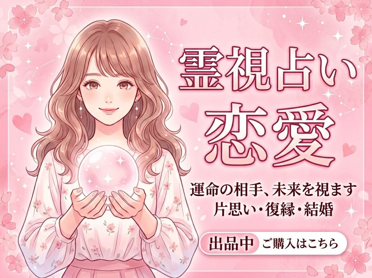 恋愛占いのプロが貴方達の恋愛の未来について占います 【本気な方限定】大好きなあの人との恋愛について鑑定致します イメージ1