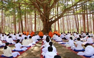 タイ・チェンマイのお寺で瞑想体験ができます ２−３日の初心者向け体験コースから修道所での本格的瞑想まで イメージ1