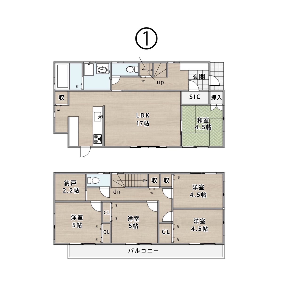 不動産広告用の間取り図を作成します 不動産の広告用の間取り図をトレースします イメージ2