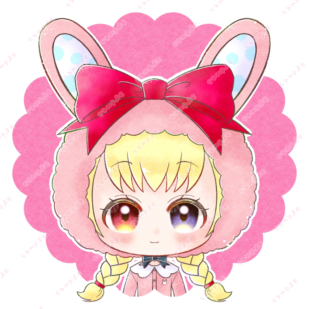 お試し価格！おまかせちびキャラアイコンを描きます 低予算の方やこだわりが少ない方向きのアナログ風アイコンです イメージ6