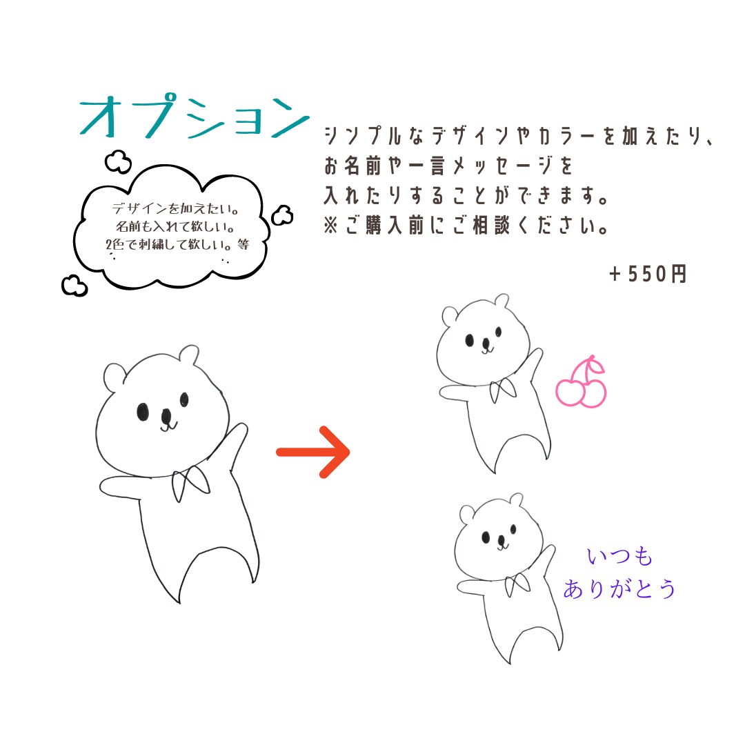 こどものお絵描きをタオルに刺繍します お子様の絵をタオルに刺繍をしてギフトとして送りませんか。 イメージ5