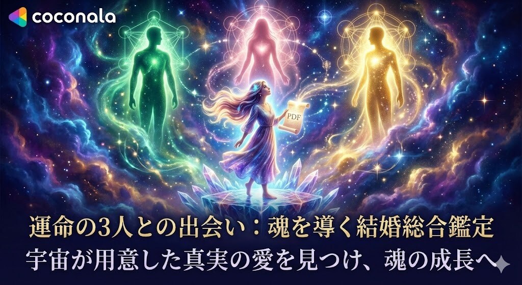 あなたの運命の相手について 霊視で深く読み解きます 魂の成長のために用意されている ３人の運命の相手とは？ イメージ3