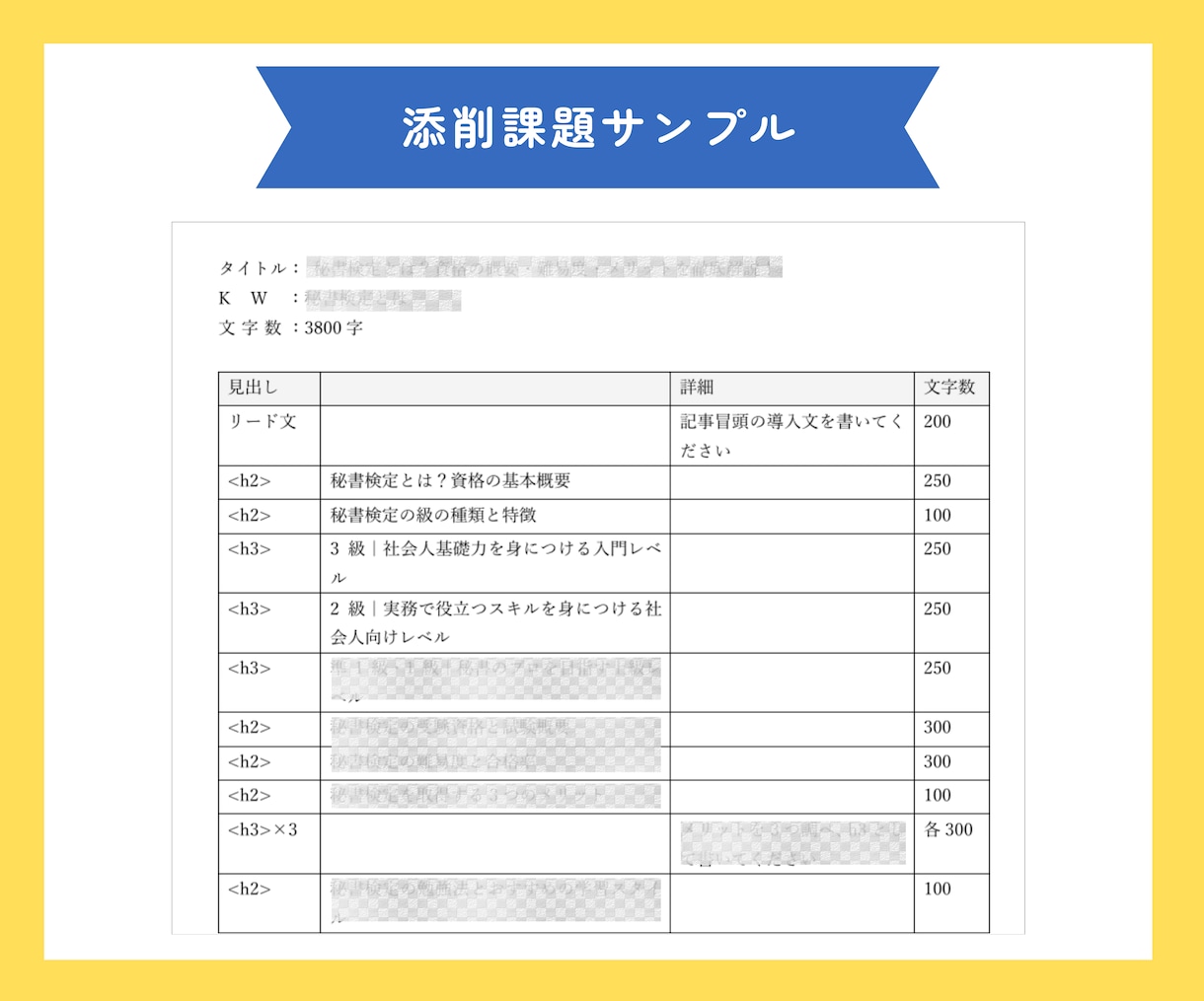 Webライター初心者向け！SEO記事を添削します 本番を想定したオリジナル課題記事を赤ペン入れ！ イメージ4