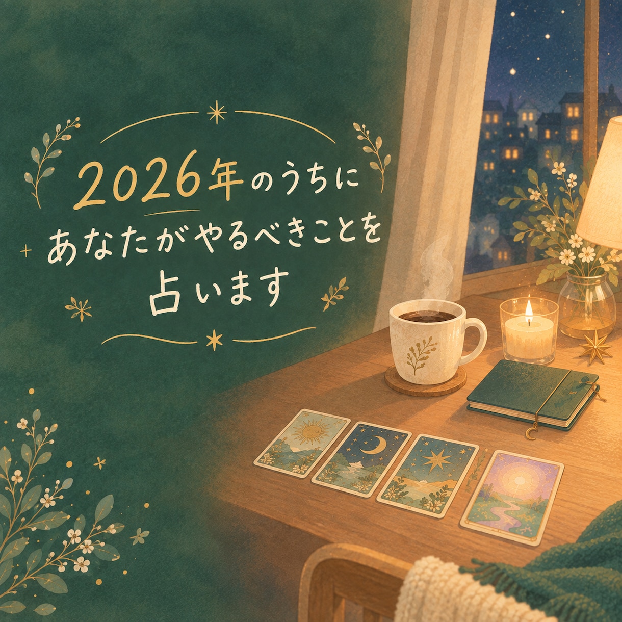 2026年のうちに、あなたがやるべきことを占います 【10〜11月限定】年末までの運気をタロットとオラクルで♪ イメージ1