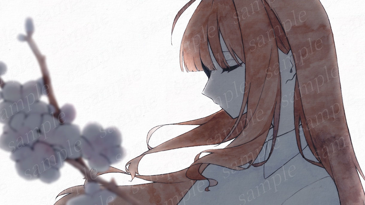 水彩やデジタルで透明感のあるイラストを作成します 心に溶け込む透明感を。あなたの想いや物語を形にします イメージ4