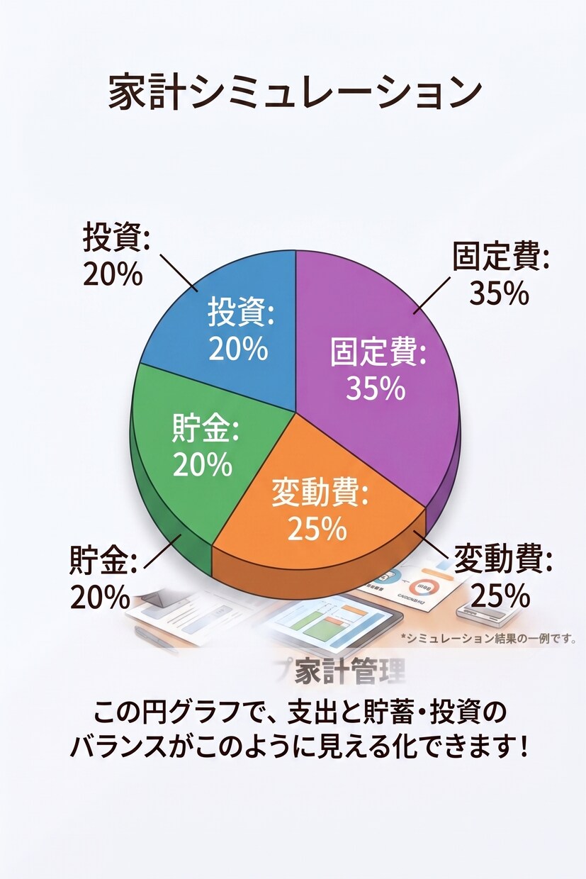 初心者向け☆お金が貯まる家計簿予算を作成します 独自開発したツールでお金が貯まる家計簿予算を作成します！ イメージ2