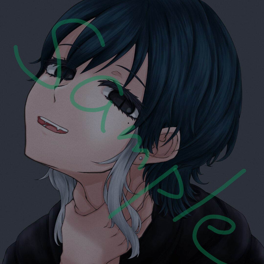 ご希望に沿ったSNSのアイコンをお描きします 病み系、ゆめかわ、デフォルメなどお気軽にご相談ください！ イメージ4