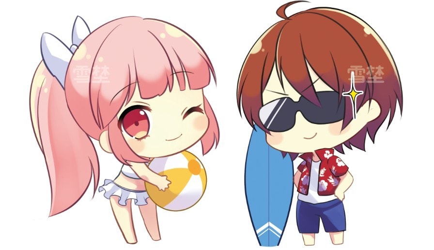 SD(デフォルメ)イラスト描きます ゲーム会社勤務デザイナー/可愛いイラスト描かせていただきます イメージ10
