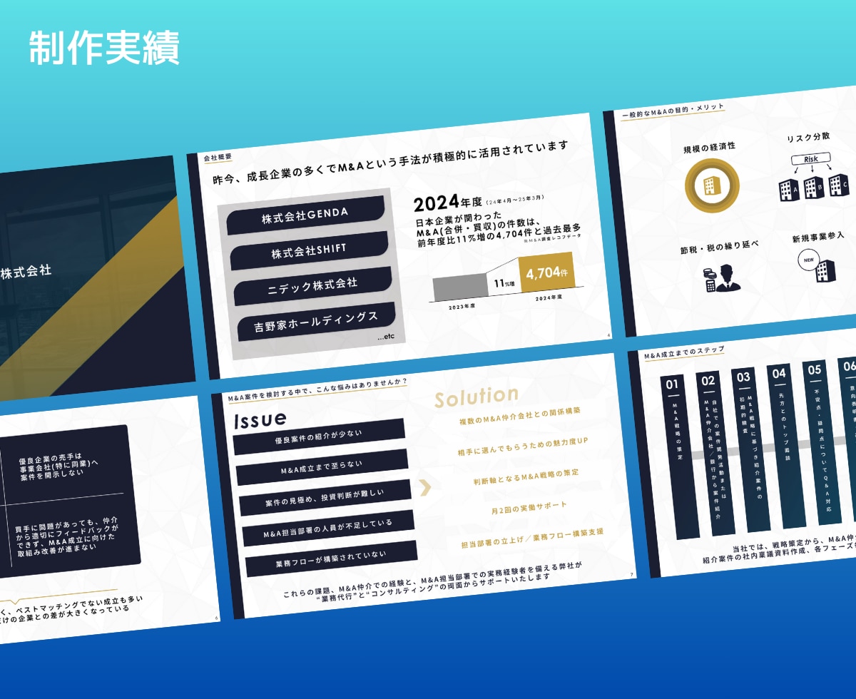 デザイン×事業理解で、伝わるを形にする資料作ります 上場企業の経営企画出身。営業資料や事業計画をデザインします。 イメージ10