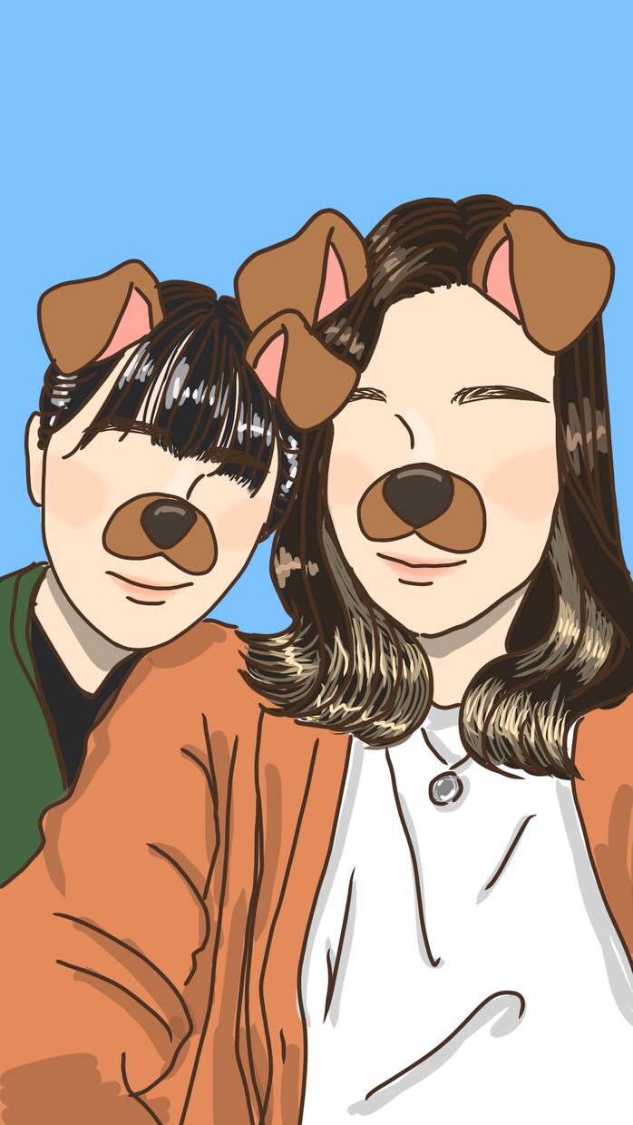 似顔絵、線画アイキャッチなどを作成します YouTubeのアイキャッチや大好きな人のプレゼントに♡ イメージ2