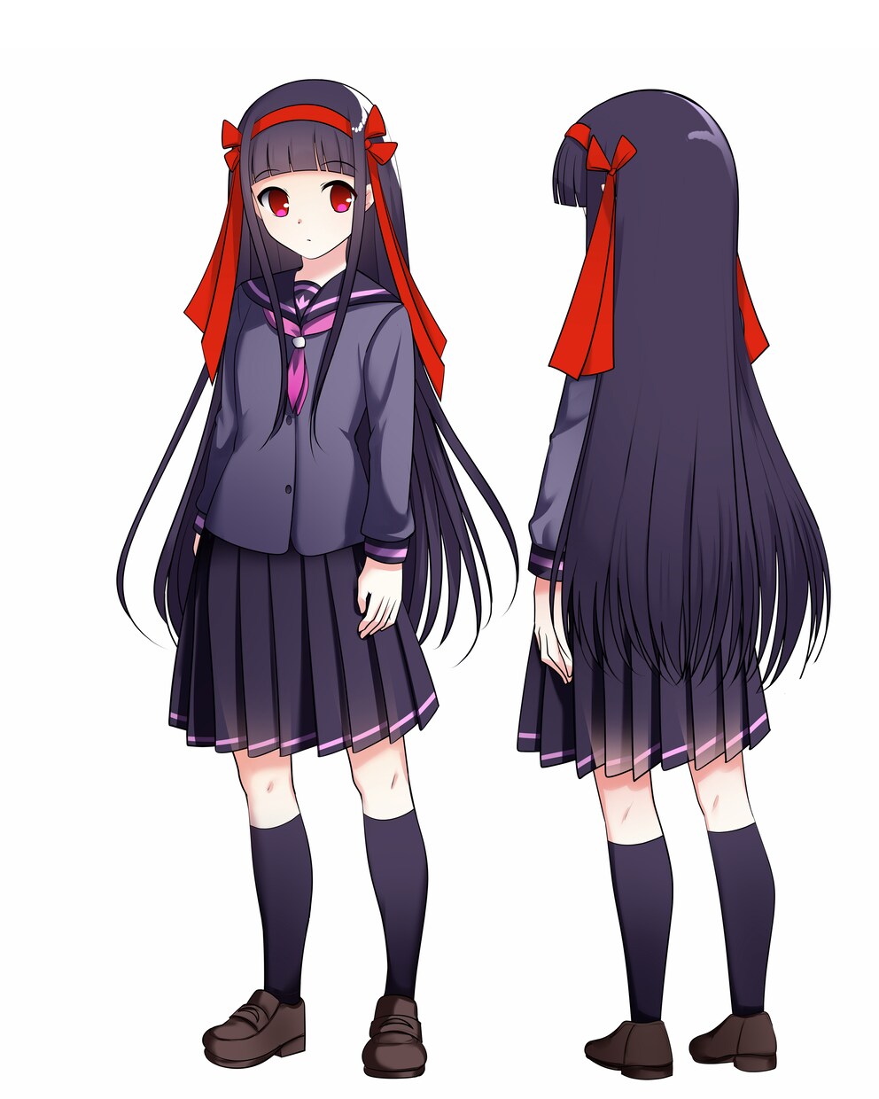 髪形等一緒に決めながら０から女の子の立ち絵描きます オリジナルキャラの絵がほしいけど外見が何も決まっていない方へ イメージ7