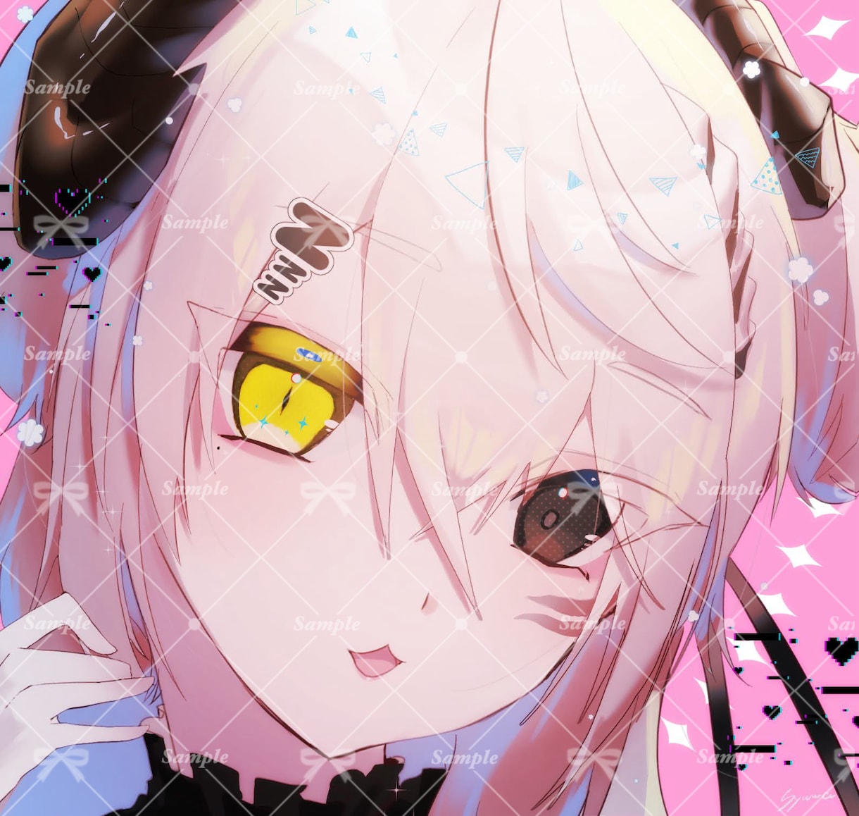 目を引くSNSアイコン描きます 透明感のある色鮮やかなイラストを提供できます！ イメージ2