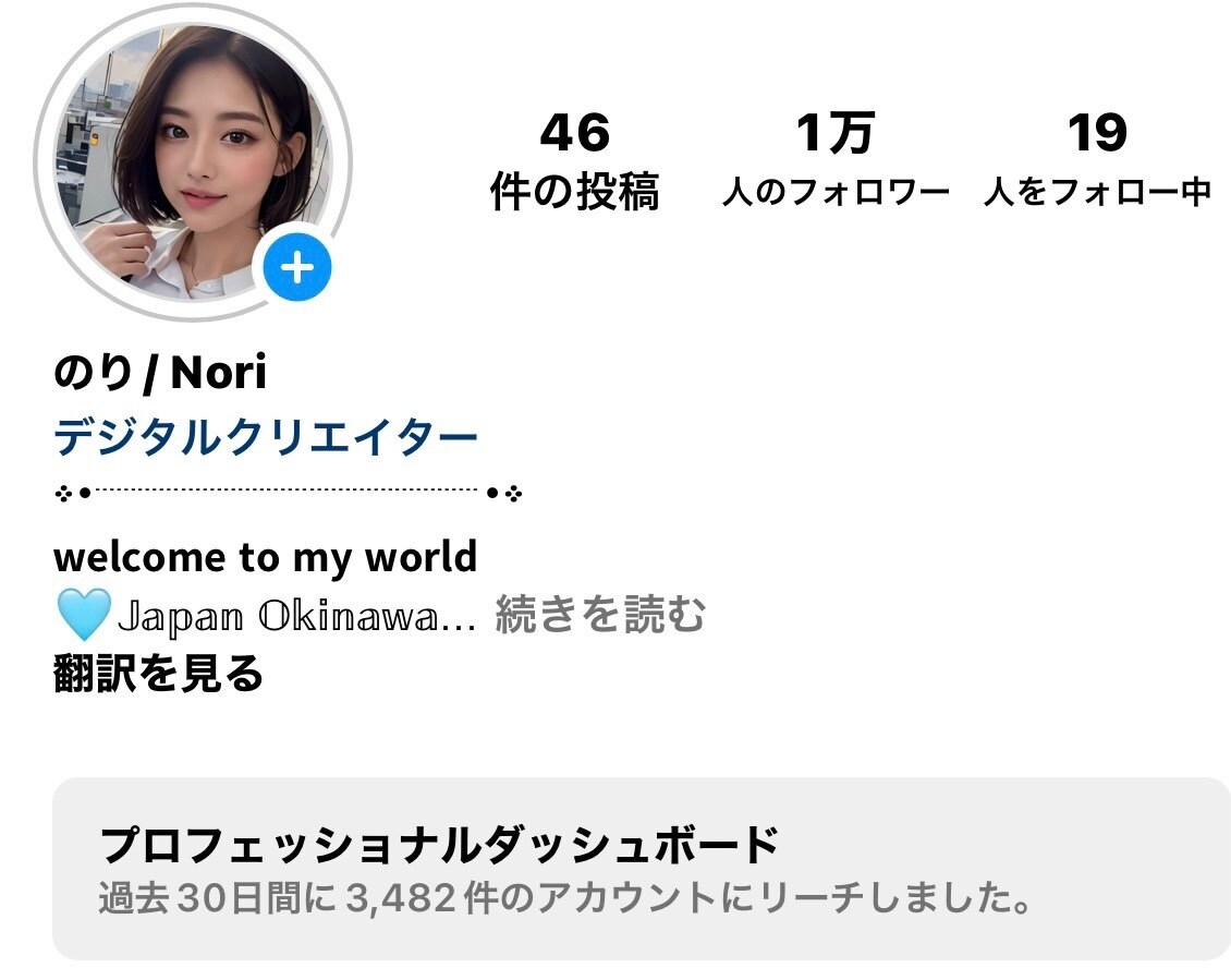AI美女インスタアカウント0から構築、譲渡します アカウント作成+画像生成+運用+フォロワー1万まで全て丸投げ イメージ3