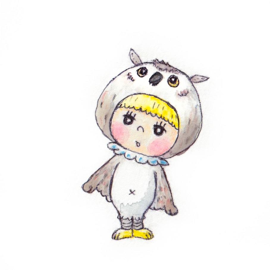 商用◎キャラクター、動物の被り物アイコン描きます かぶりものをしたイラストです。水彩で描きます。商用利用OK イメージ7
