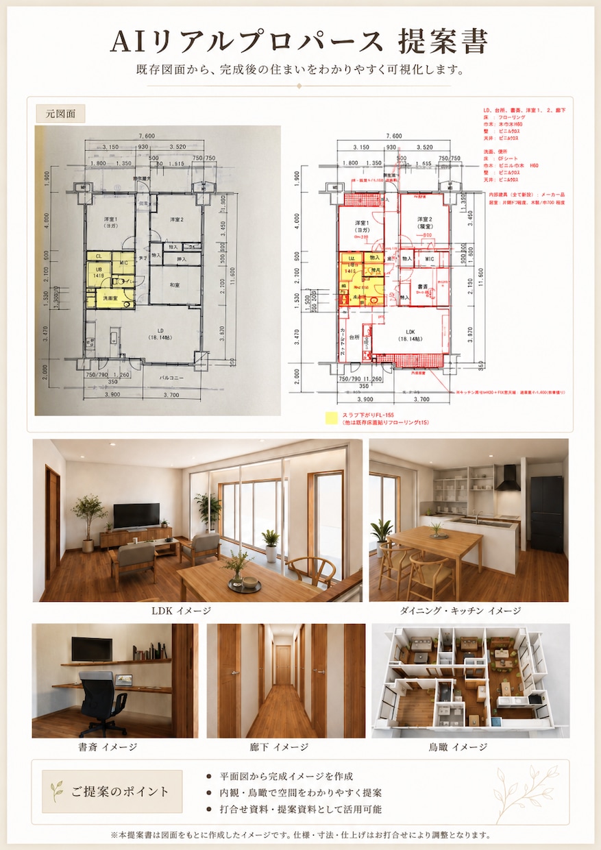 建築経験者が図面入力代行します Walk in home入力代行 イメージ2