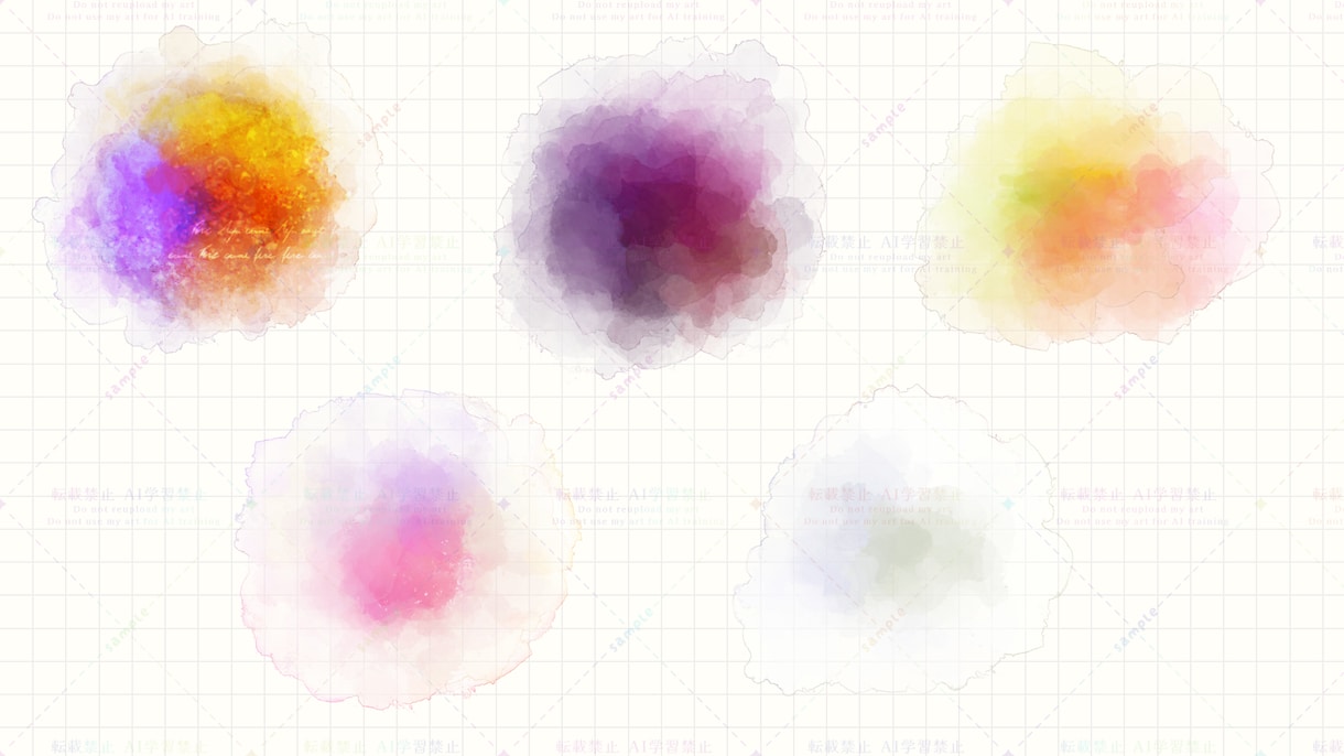 水彩風Xヘッダー＆アイコン制作いたします ご希望のお色をヒアリングして丁寧に制作いたします。 イメージ3