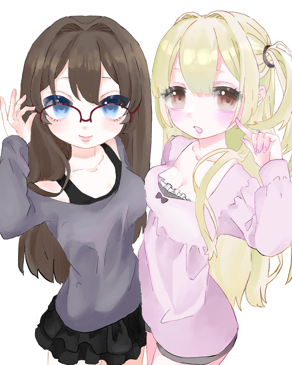 かわいい女の子のイラストを描きます キャラデザ、ファンイラスト、創作など描いて欲しい方向け イメージ3