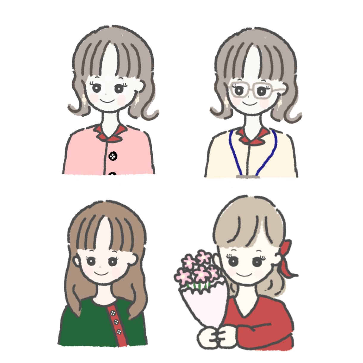 ほんわか・好感度UPな似顔絵を描きます SNSアイコンや結婚式、プレゼントにも使えるほんわか似顔絵 イメージ1