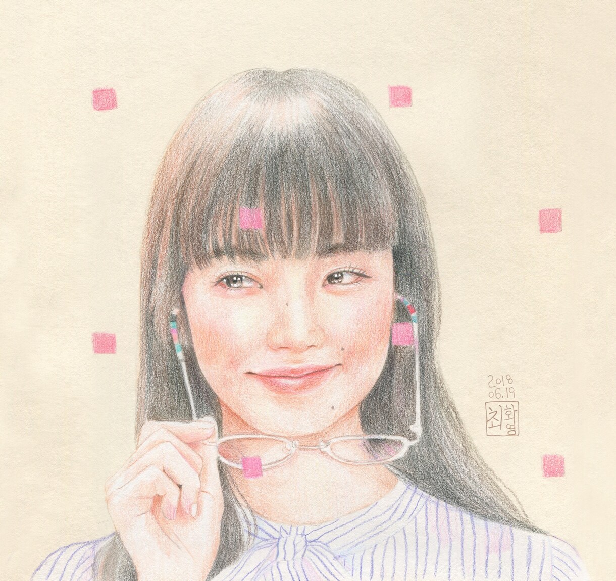 色鉛筆で暖かくて繊細な人物画を描きます 結婚式、誕生日、など、特別な日にプレゼントしたい方へ イメージ10