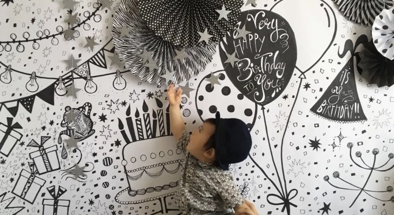 元デザイナーがフォトジェニックなポスター描きます 誕生日やニューボーンフォトなど撮りたい方におすすめ！ イメージ1