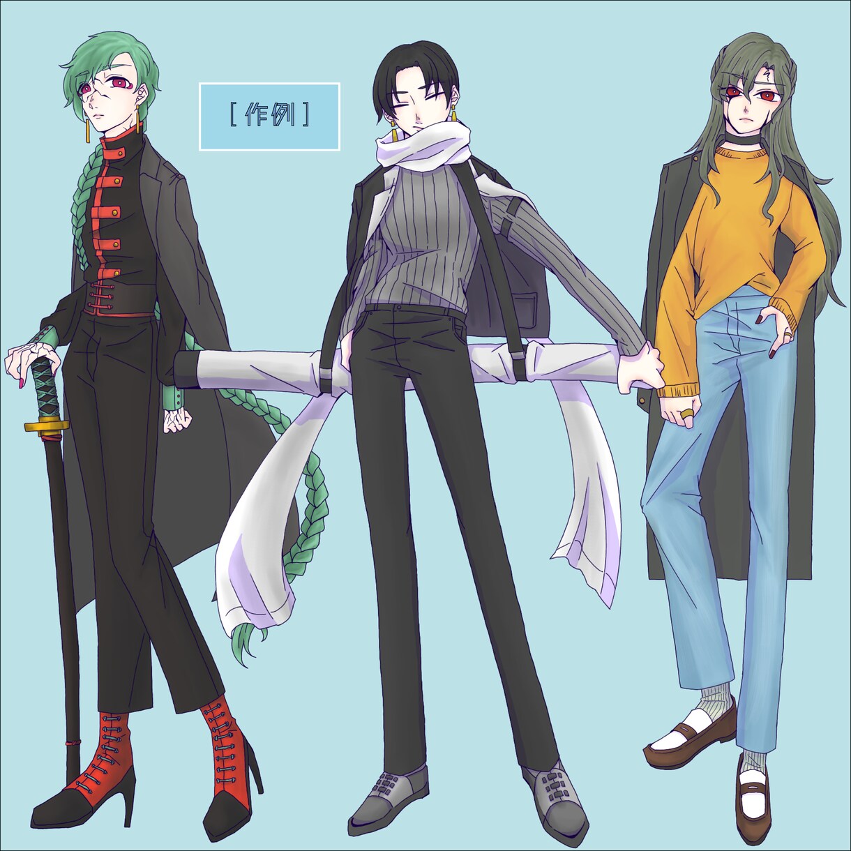 ゲーム/ TRPGで使う立ち絵・差分を制作します 貴方の世界観を伝えるお手伝いをします イメージ4