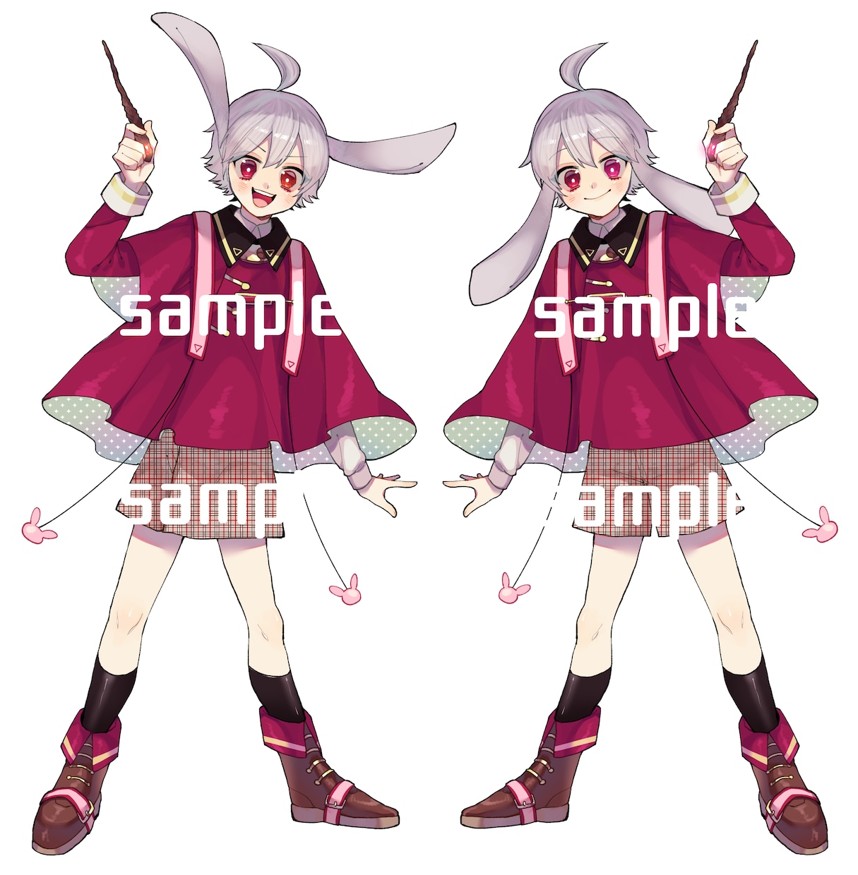 キャラクターイラスト(立ち絵)描きます あなただけの理想のキャラクターを イメージ2