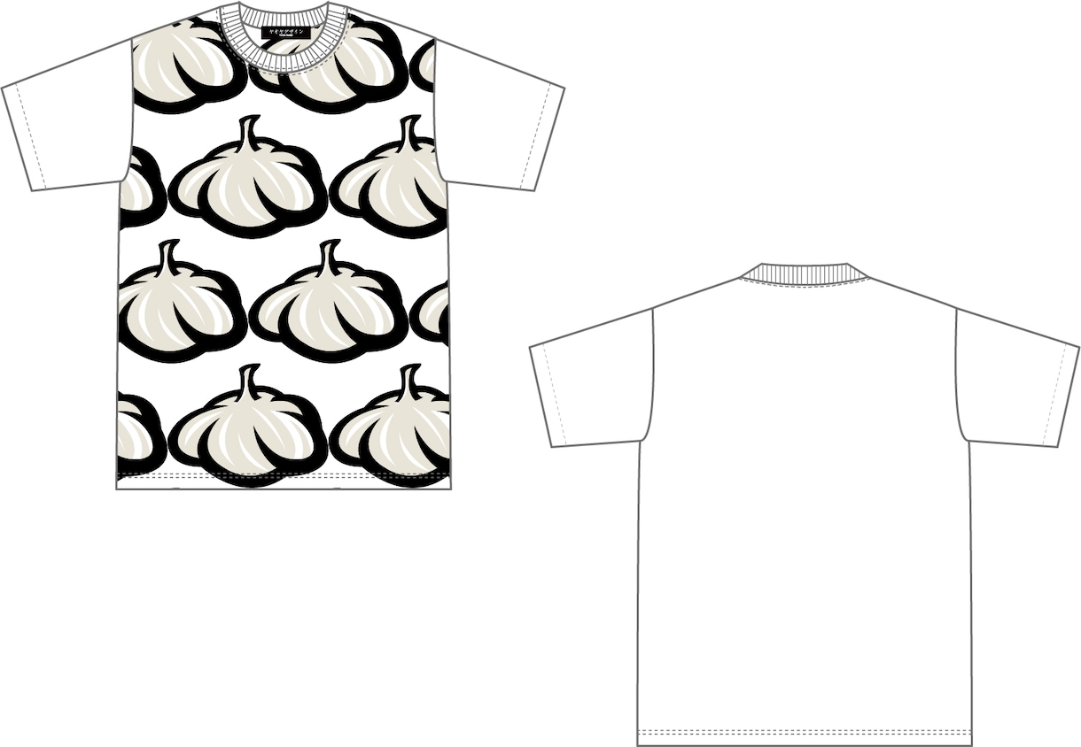 tシャツのプリントデザインと作成を承ります Tシャツプリントグラフィックデザイン。総柄、イラスト等 イメージ4