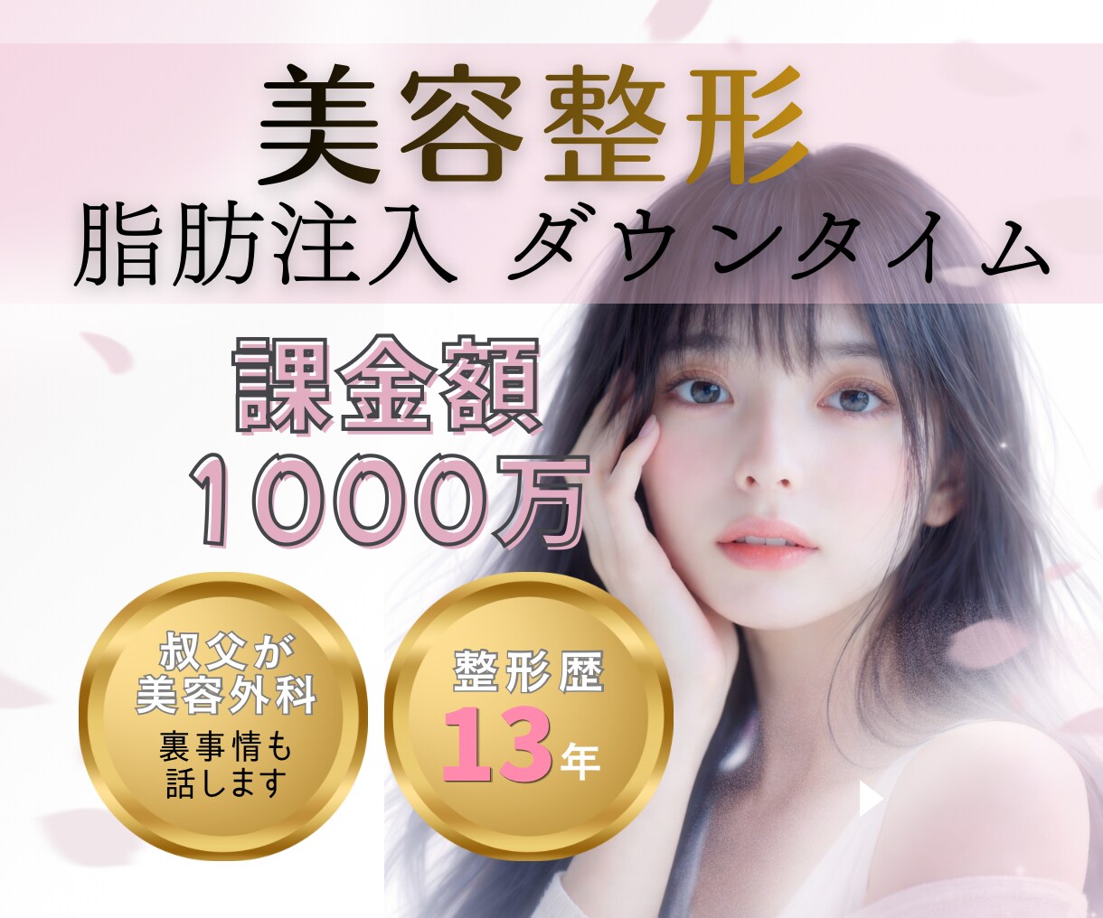 脂肪注入ダウンタイム❗️不安な経過アドバイスします 最近、脂肪注入を二カ所のクリニックで行いました。 イメージ1