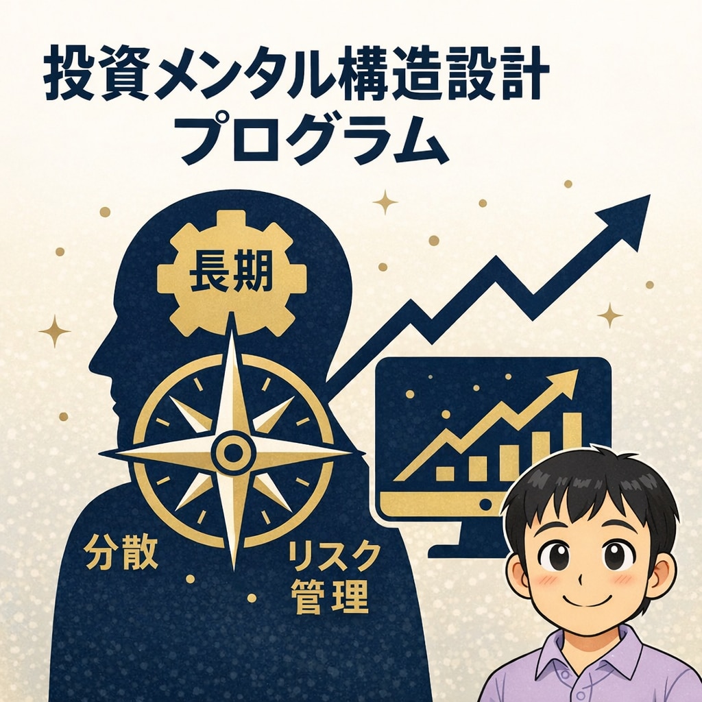 投資行動の癖を直すメンタル設計をします 投資の不安を構造から解消して不確実性にも負けない投資家に イメージ1