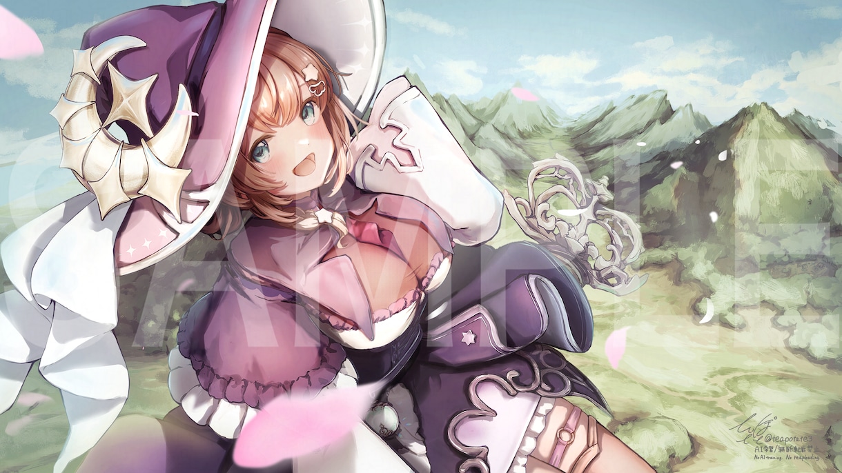SNSアイコン用イラスト描きます 丁寧で目を惹くアイコンを作成します！背景デザインも！ イメージ2