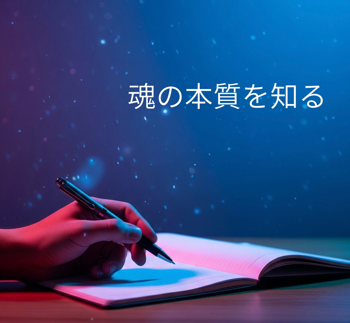 魂の本質を言語化し、迷いをなくす一歩を手助けします 自己探求ノート質問をもとに魂の課題可能性を読み解きます イメージ1