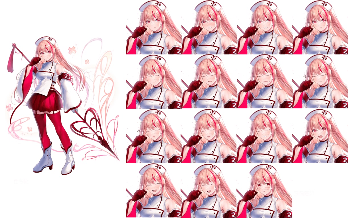 Vtuber立ち絵かきます プロクオリティの立ち絵を製作いたします。 イメージ3