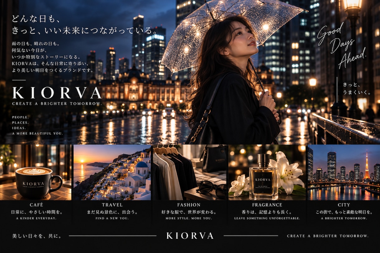 店舗・ブランドの広告画像を制作します 世界観から考える、印象に残るブランド表現 イメージ2