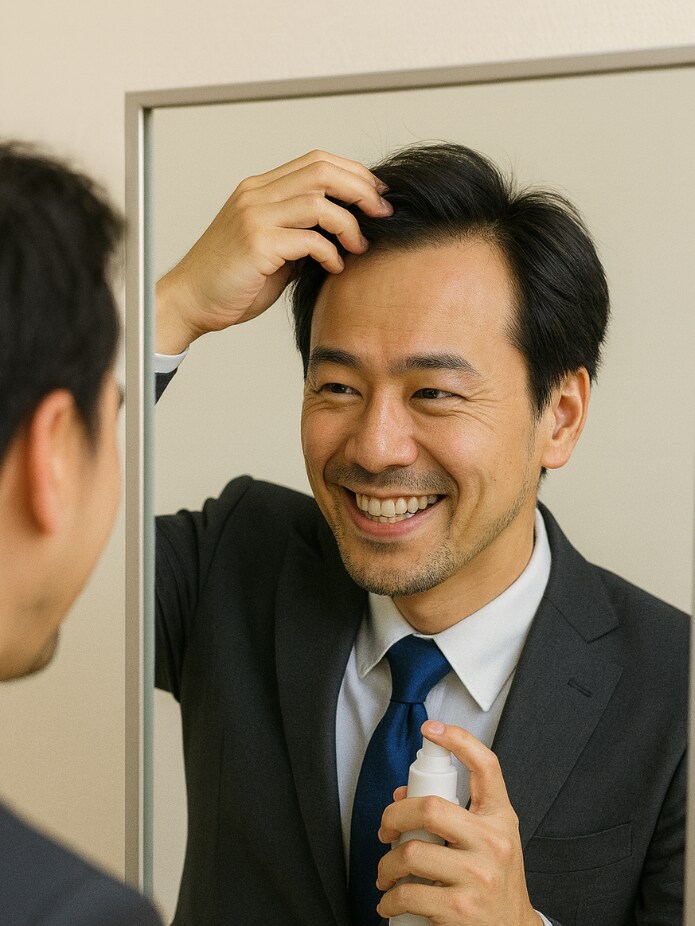 男性専門/薄毛や育毛のご相談をうけます 理容師、美容師歴、AGA勤務経験を活かしたオーダーメイド相談 イメージ1