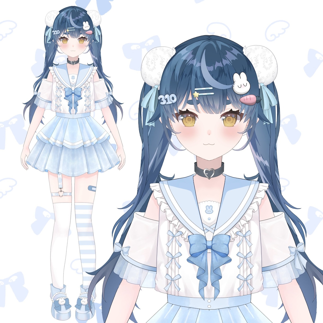 可愛いVTuber用パーツ分けイラストを描きます 【5名様限定】実績獲得のため、特別価格でイラストを描きます！ イメージ2