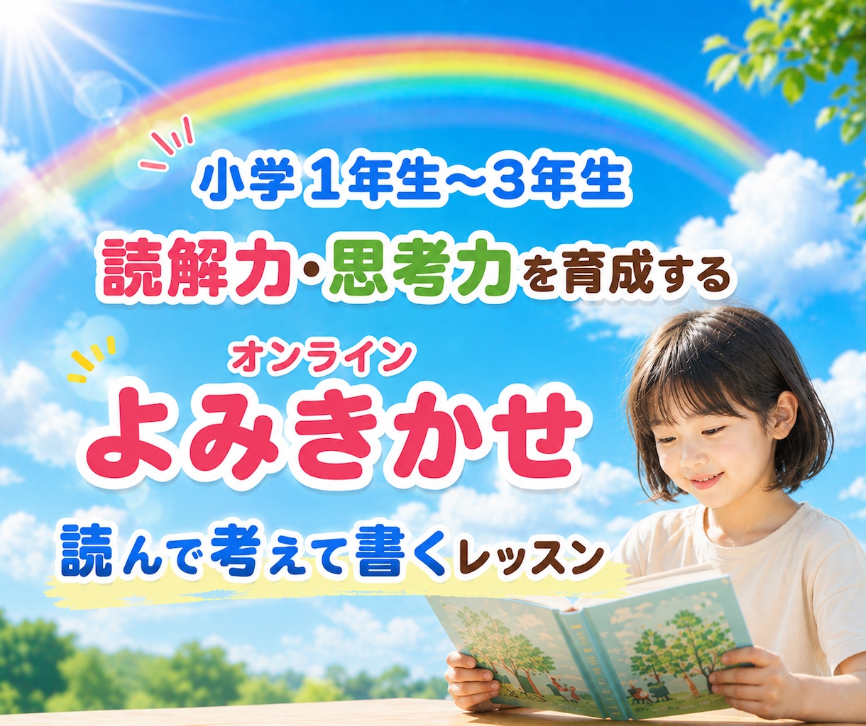 読書習慣をつけよう！オンライン読み聞かせいたします 読む→話す→書く。受験の土台となる読解力・思考力を鍛えよう！ イメージ2