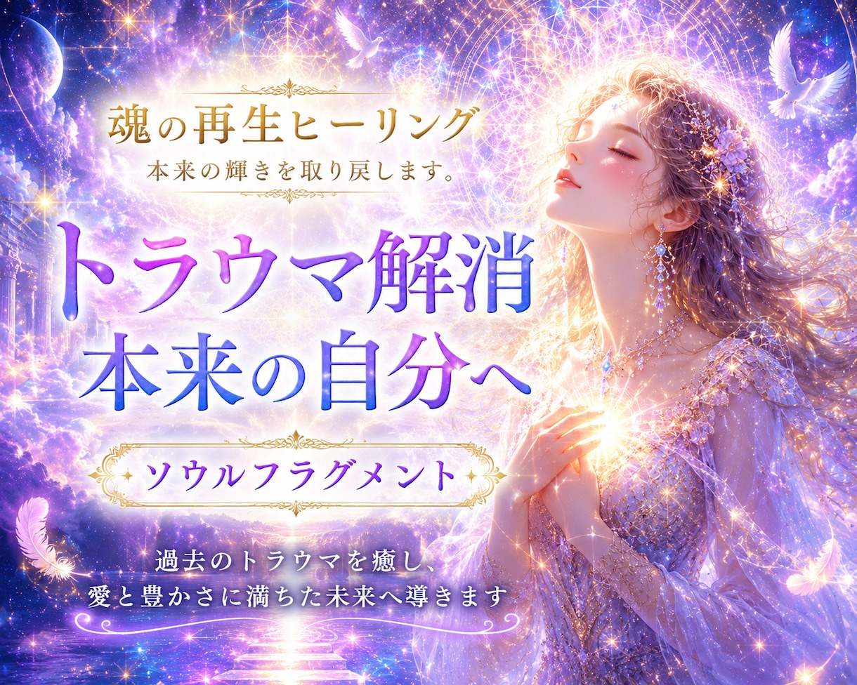 魂の再生ヒーリング✴︎本来の輝きを取り戻します 過去のトラウマを癒し、愛と豊かさに満ちた未来へ導きます イメージ10