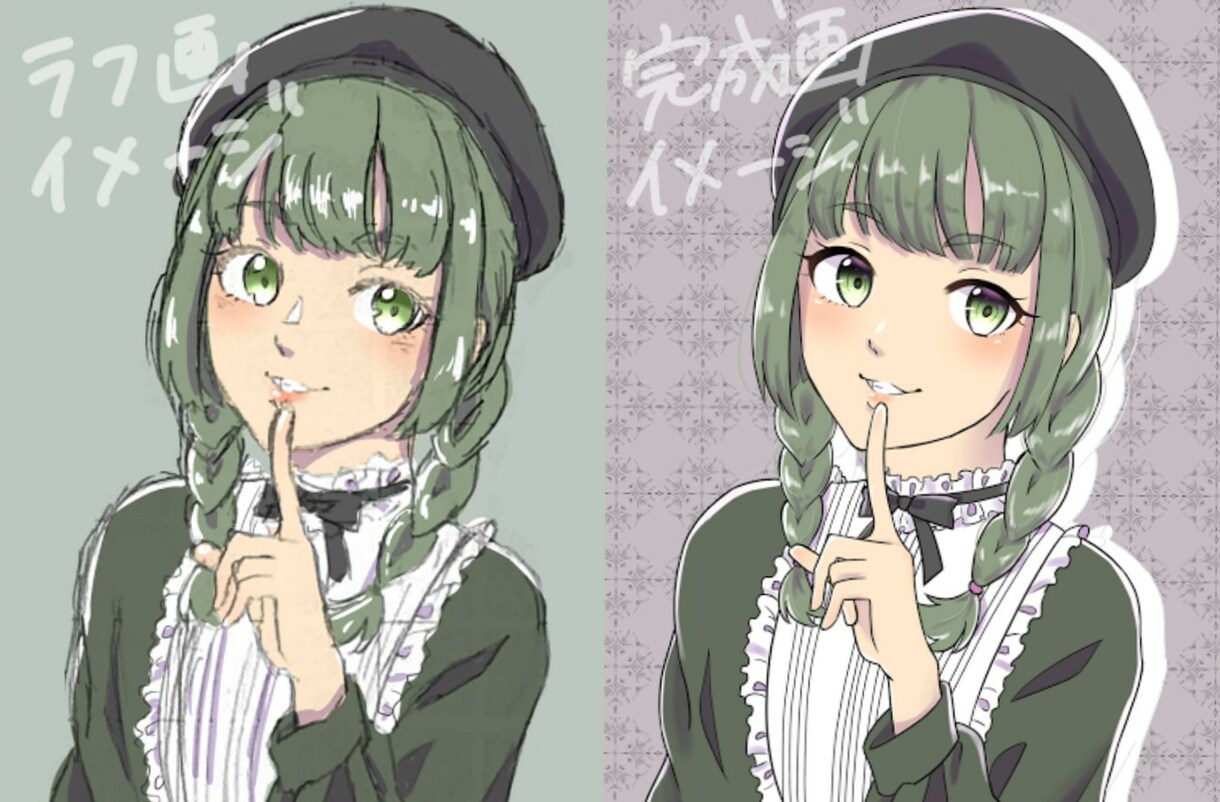 カワイイからクールまで！イラストお描きします 写真からの似顔絵、オリジナルキャラもOK！ イメージ3