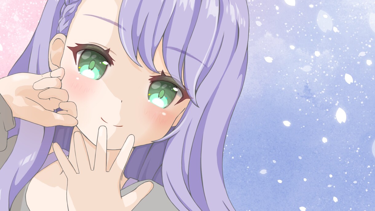 アニメ塗りっぽい女の子描きます アイコン・立ち絵・サムネに使えるイラスト描きます！！！！ イメージ9