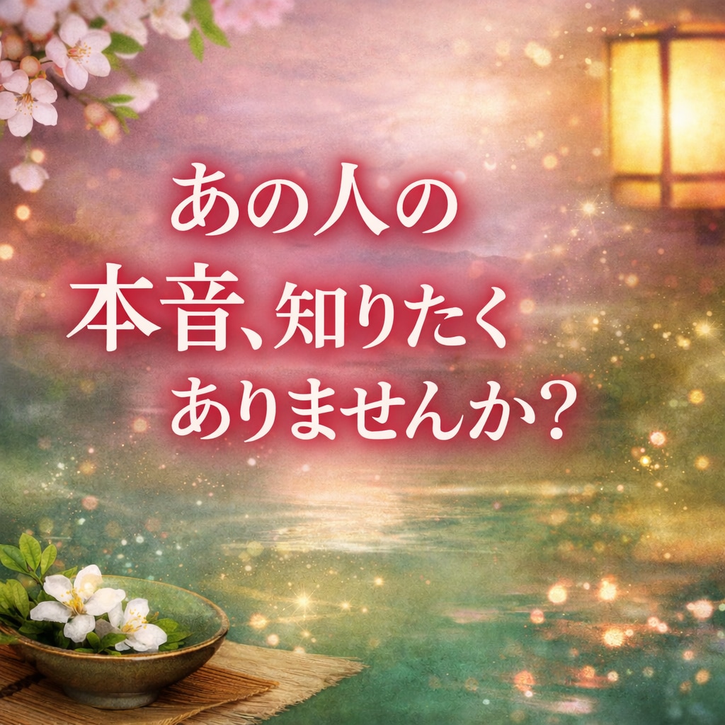 忘れられない相手の気持ちと、今後の可能性を視ます その不安、流れを整えれば変わります イメージ1