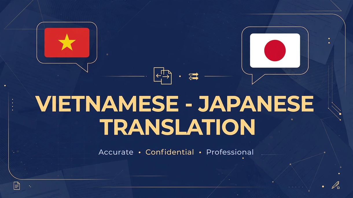 ベトナム語⇔日本語の翻訳ます ビジネス文書を自然な文章に翻訳します イメージ1