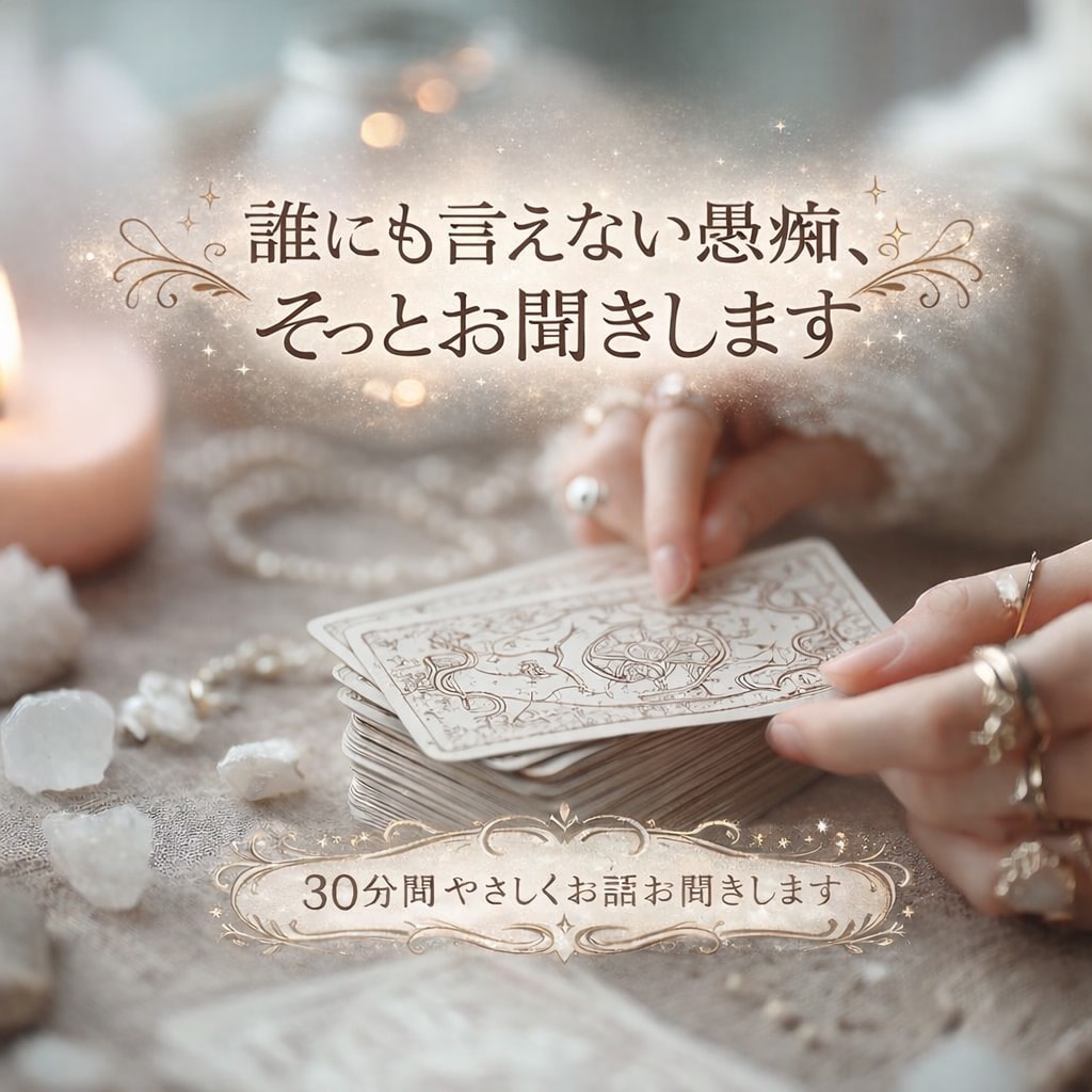 誰にも言えない愚痴、そっと聞きます 悩み相談｜愚痴聞き☾ ໋占いメニューではございません‪。 イメージ1
