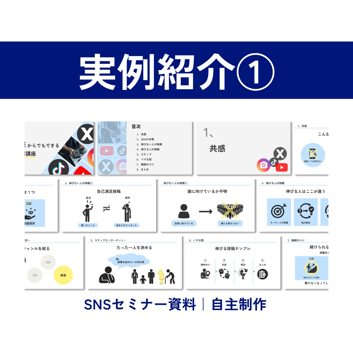 スライドを見やすく・分かりやすくデザインします 伝えたいを、もっと伝わるカタチに イメージ5